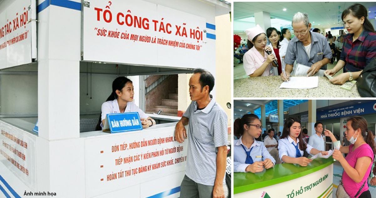 Hỗ trợ người cao tuổi và bệnh nhân tại các bệnh viện (Ảnh KT)