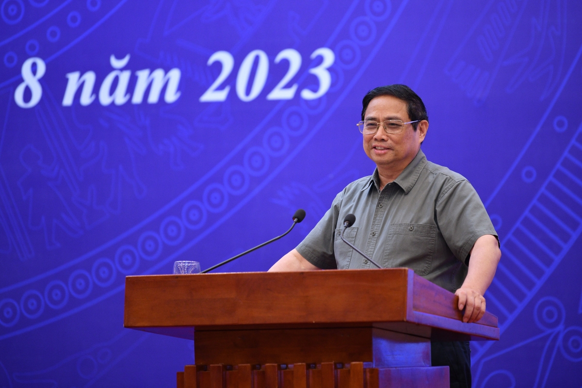 Thủ tướng Chính phủ Phạm Minh Chính phát biểu chỉ đạo Hội nghị