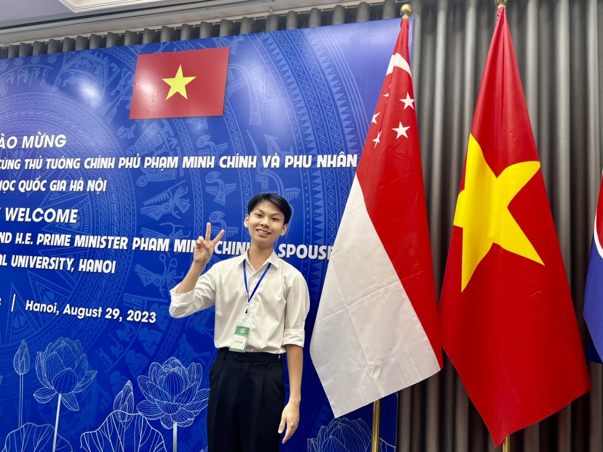Nguyễn Anh Vũ, sinh viên năm thứ 4 khoa Tiếng Trung, trường ĐHNN (ĐHQGHN)