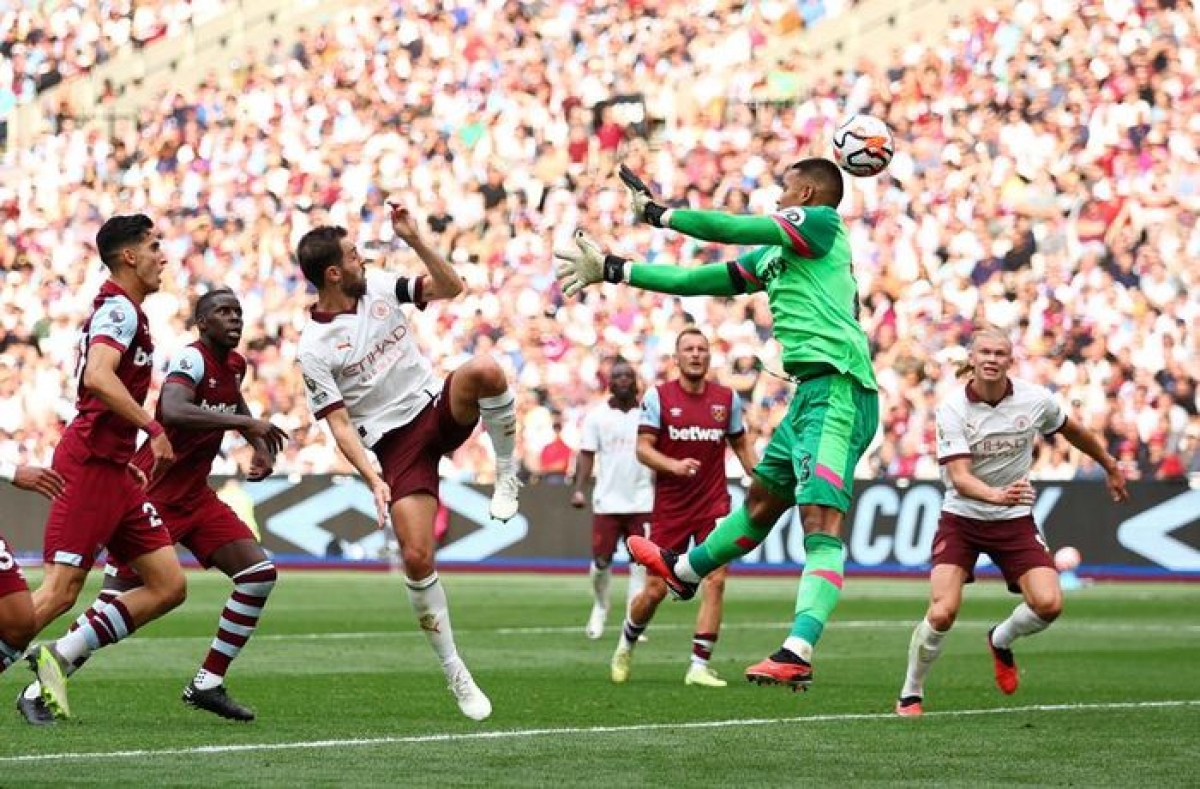 Man City ngược dòng đánh bại West Ham. Ảnh: Getty