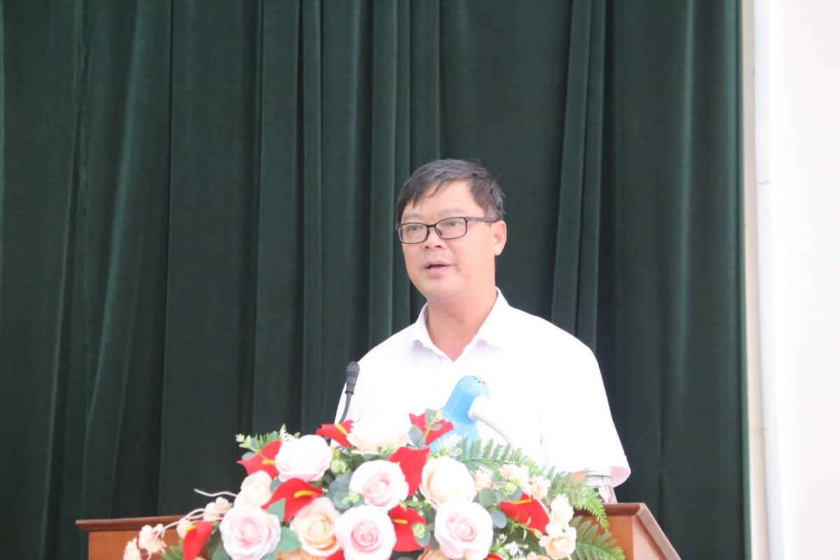 Ông Hà Việt Phong – Giám đốc Trung tâm Chính trị, Trưởng Ban Tuyên giáo Thị ủy Sơn Tây