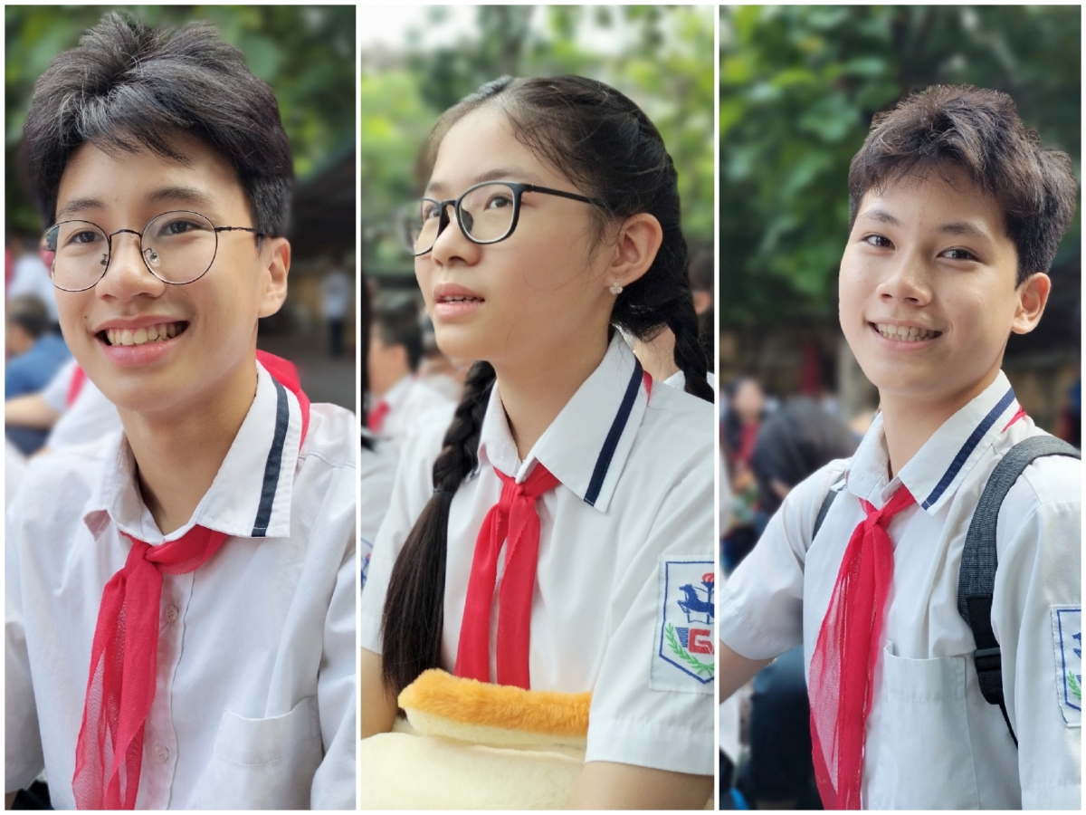 Học sinh rạng rỡ trong ngày khai trường