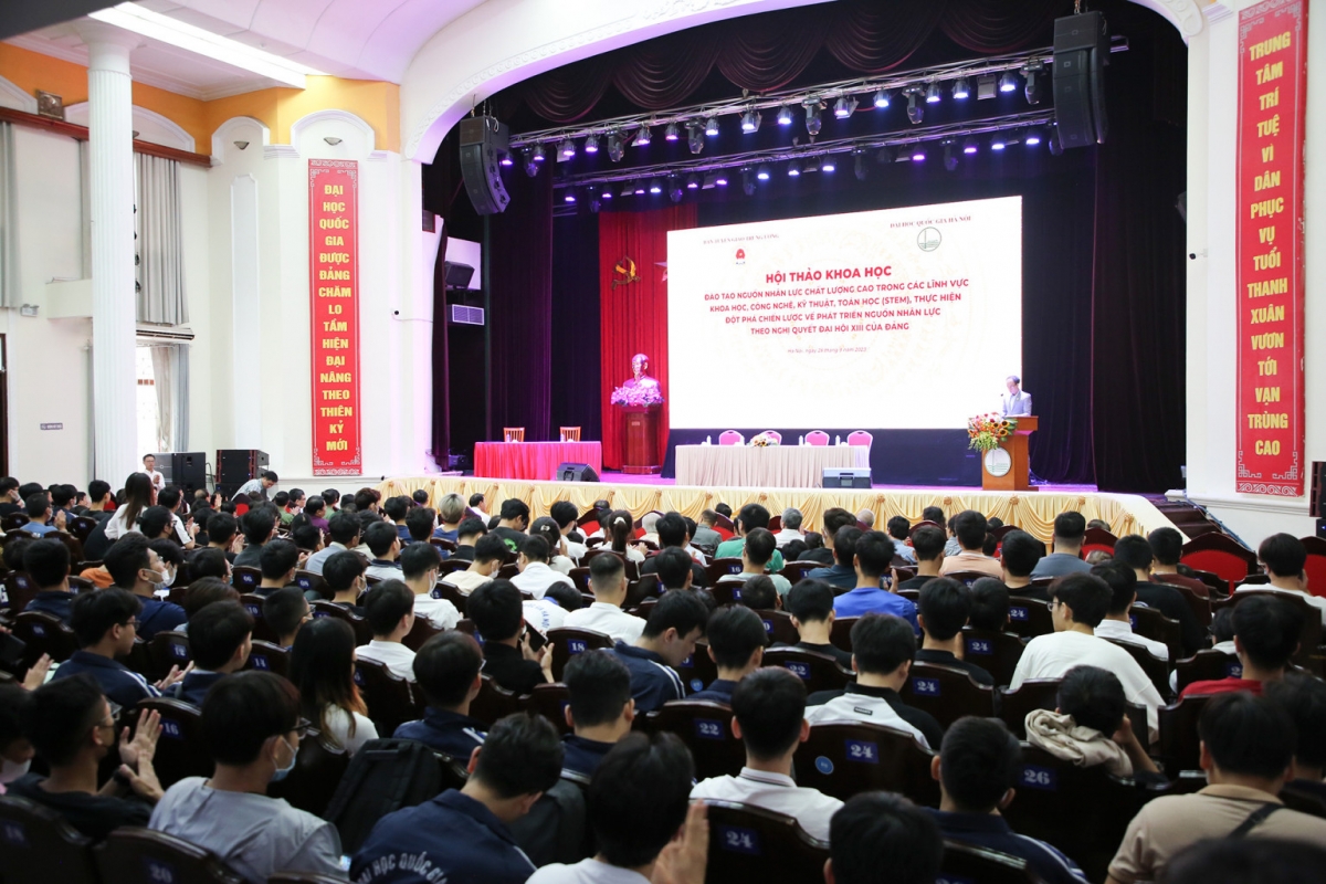 Hội thảo thu hút sự quan tâm của nhiều trường ĐH, nhà nghiên cứu và sinh viên ĐHQGHN