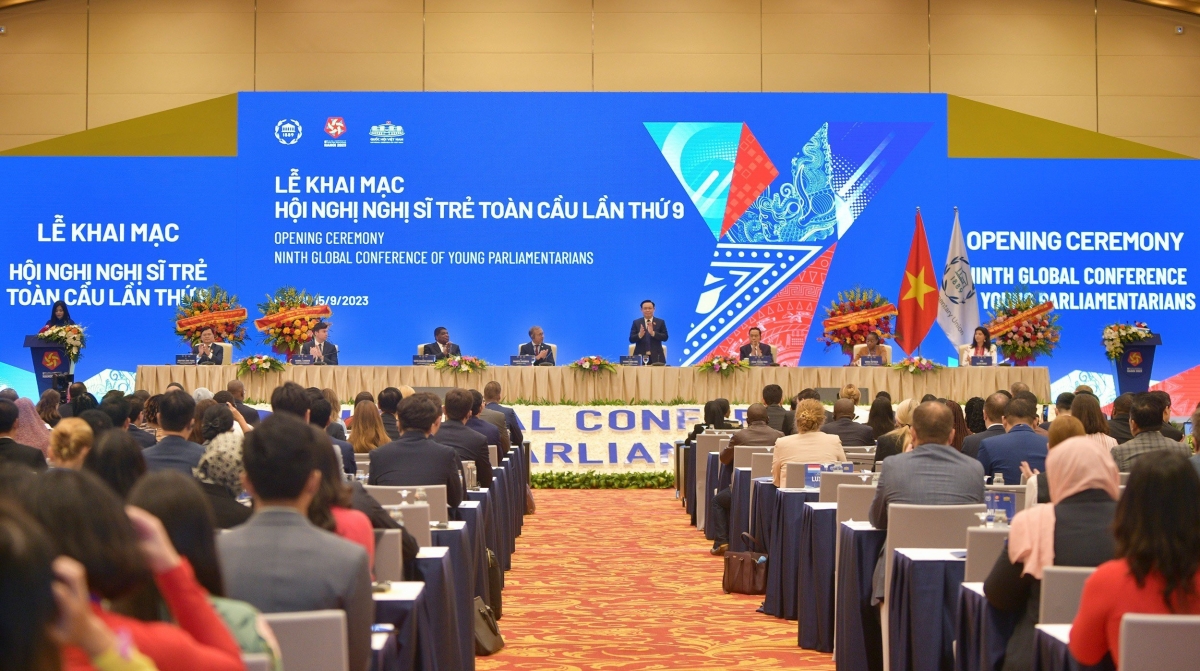 Phiên khai mạc Hội nghị Nghị sỹ trẻ toàn cầu lần thứ 9