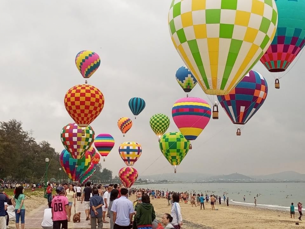 Sẽ có 20 khinh khí cầu trong ngày hội khinh khí cầu Đồ Sơn 2023. Ảnh: BTC
