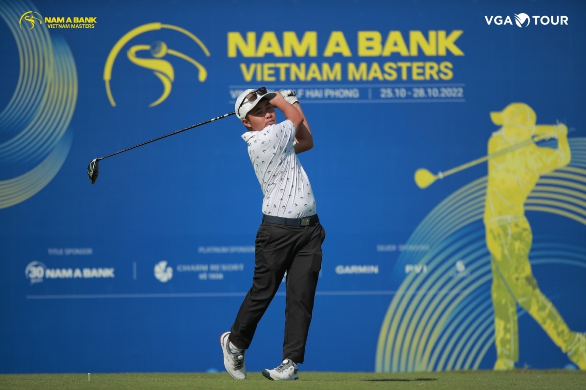 Golfer Nguyễn Hữu Quyết - ĐKVĐ bảng nam giải Nam A Bank Vietnam Masters