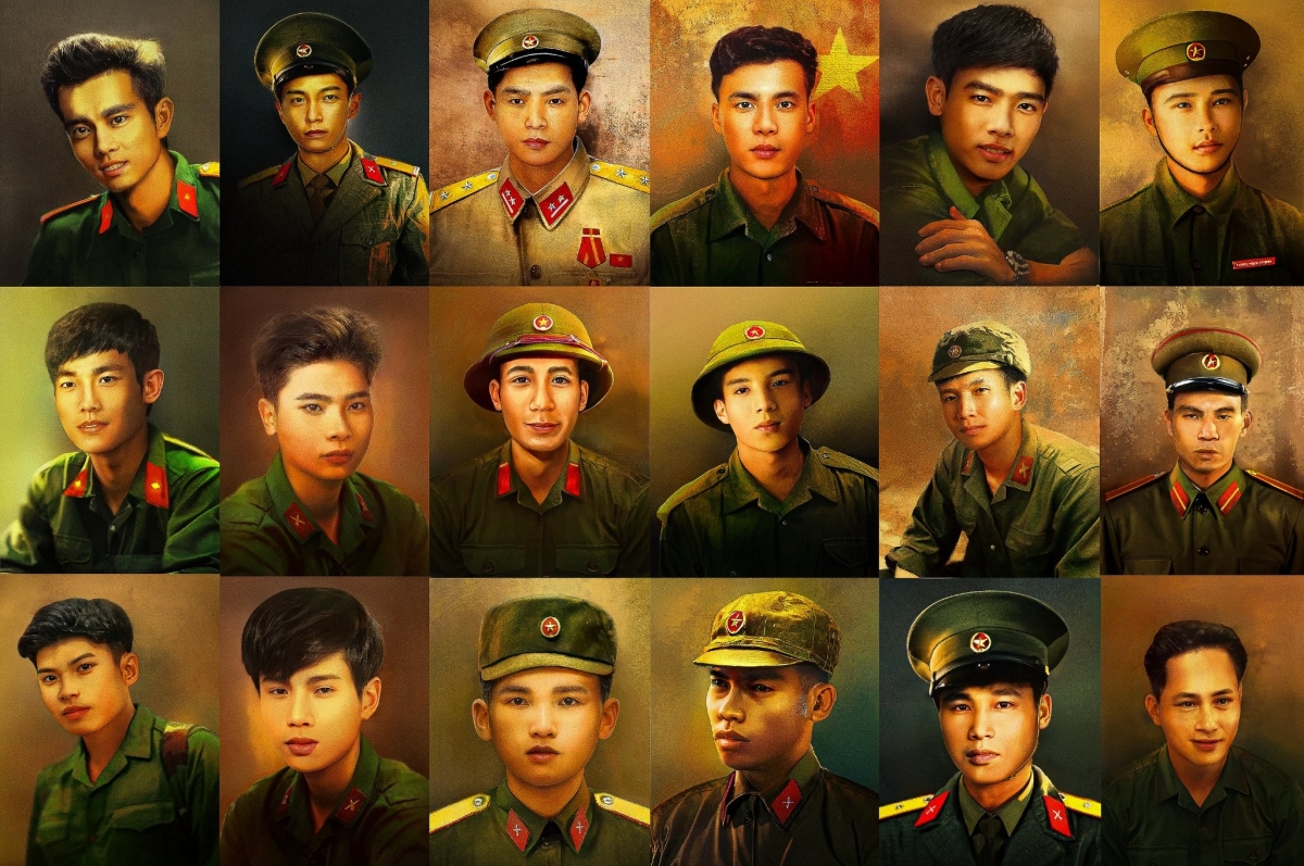 Những con người đã hy sinh xương máu cho đất nước,
nay lại trở về với gia đình trong dáng hình tuổi thanh xuân (Ảnh NVCC)