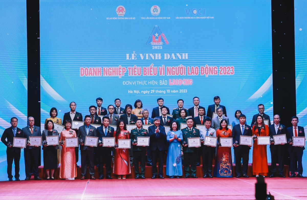 Các doanh nghiệp được tôn vinh tại buổi lễ