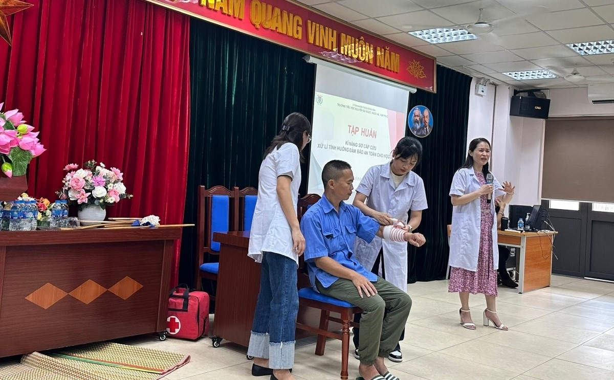 Thực hành băng bó đối với vết thương phần mềm