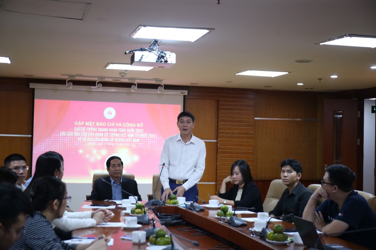 BTC công bố thông tin về Giải Cờ tướng doanh nhân toàn quốc 2023