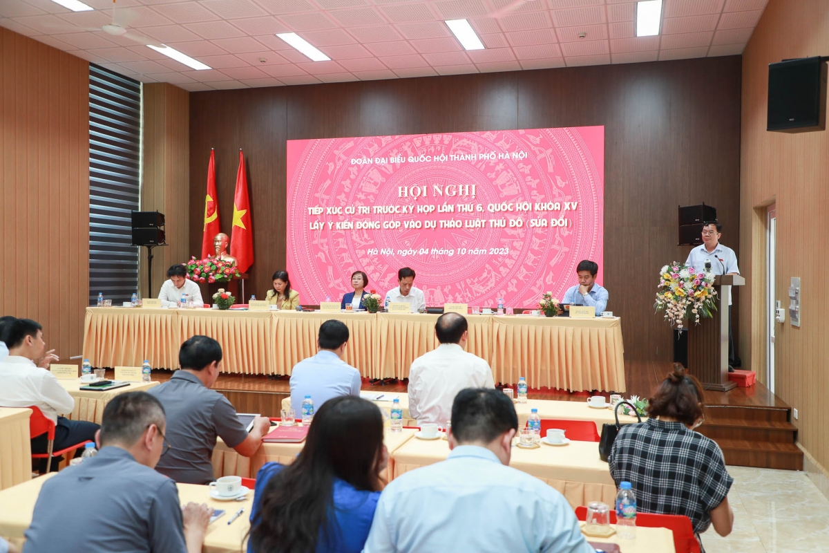 Kỳ họp thứ 6 cho ý kiến về Dự án Luật Thủ đô (sửa đổi)