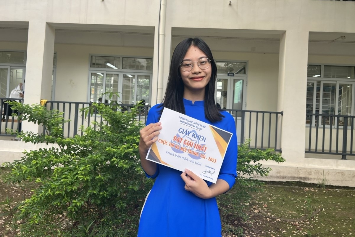 Đặng Mai Phương giành giải Nhất cuộc thi "Hà Nội trong tôi" lần 3