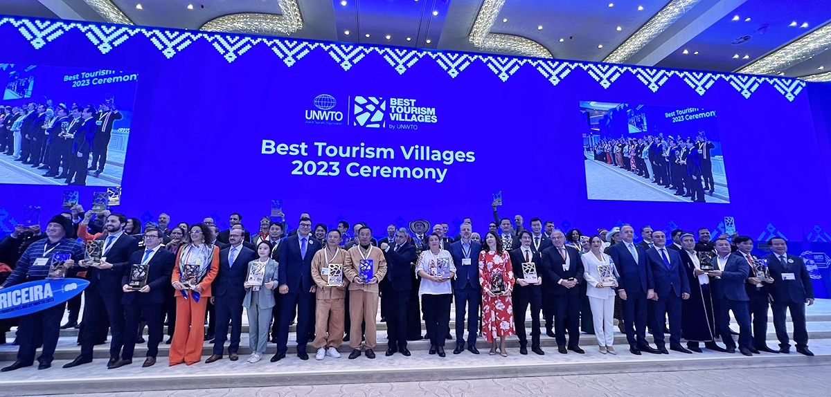 54 làng du lịch đạt Giải thưởng “Làng du lịch tốt nhất” của UNWTO năm 2023. Ảnh: Cục DLQGVN