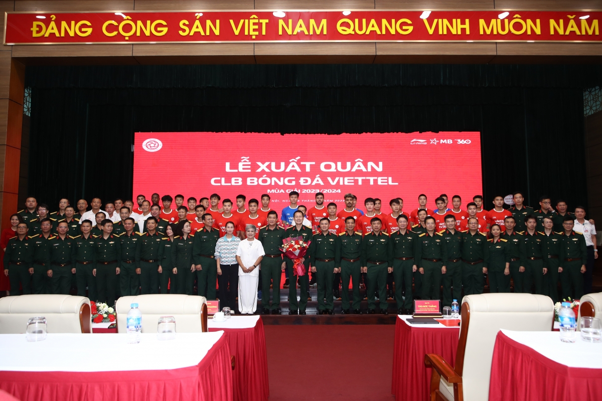 CLB Viettel đặt mục tiêu cạnh tranh chức vô địch V.League mùa giải 2023 - 2024