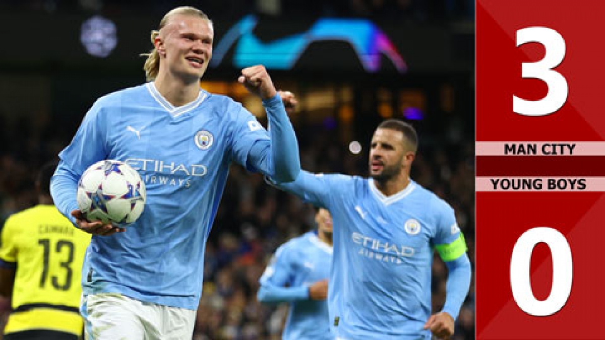 Erling Haaland lập cú đúp trong chiến thắng của Man City