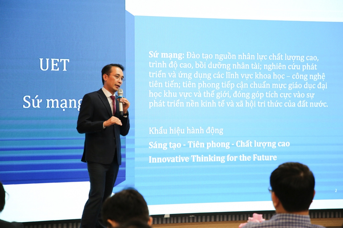 GS.TS Chử Đức Trình – Hiệu trưởng Trường ĐH Công nghệ giới thiệu về Đề án chiến lược phát triển nhà trường giai đoạn đến năm 2035, tầm nhìn đến năm 2045