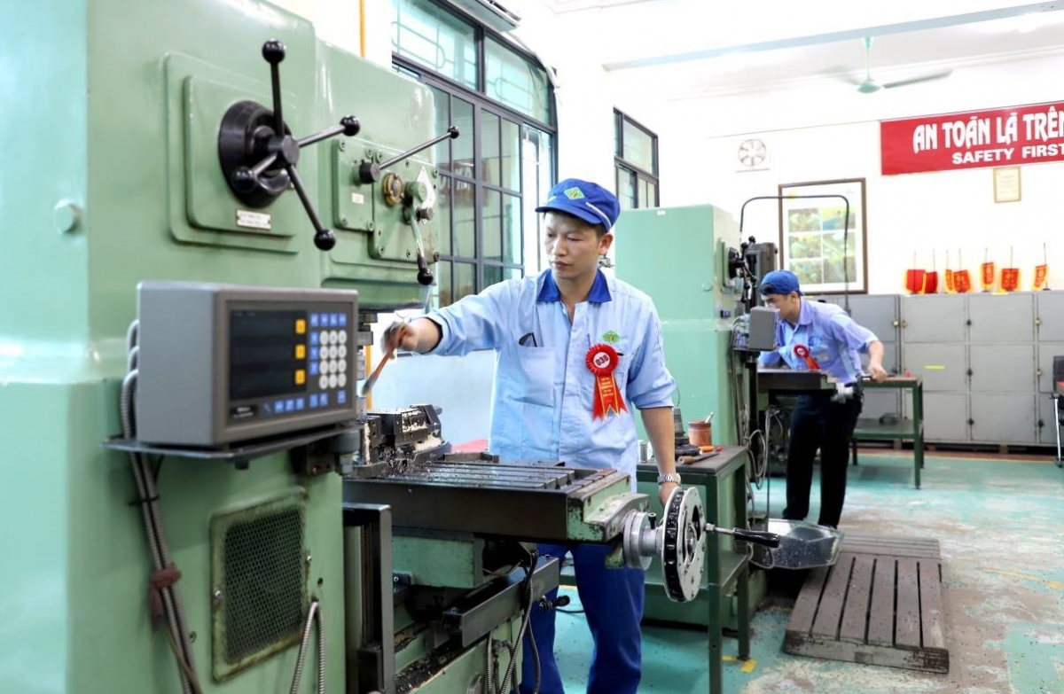 Hội thi thợ giỏi thành phố Hà Nội 2023 (ảnh KT)