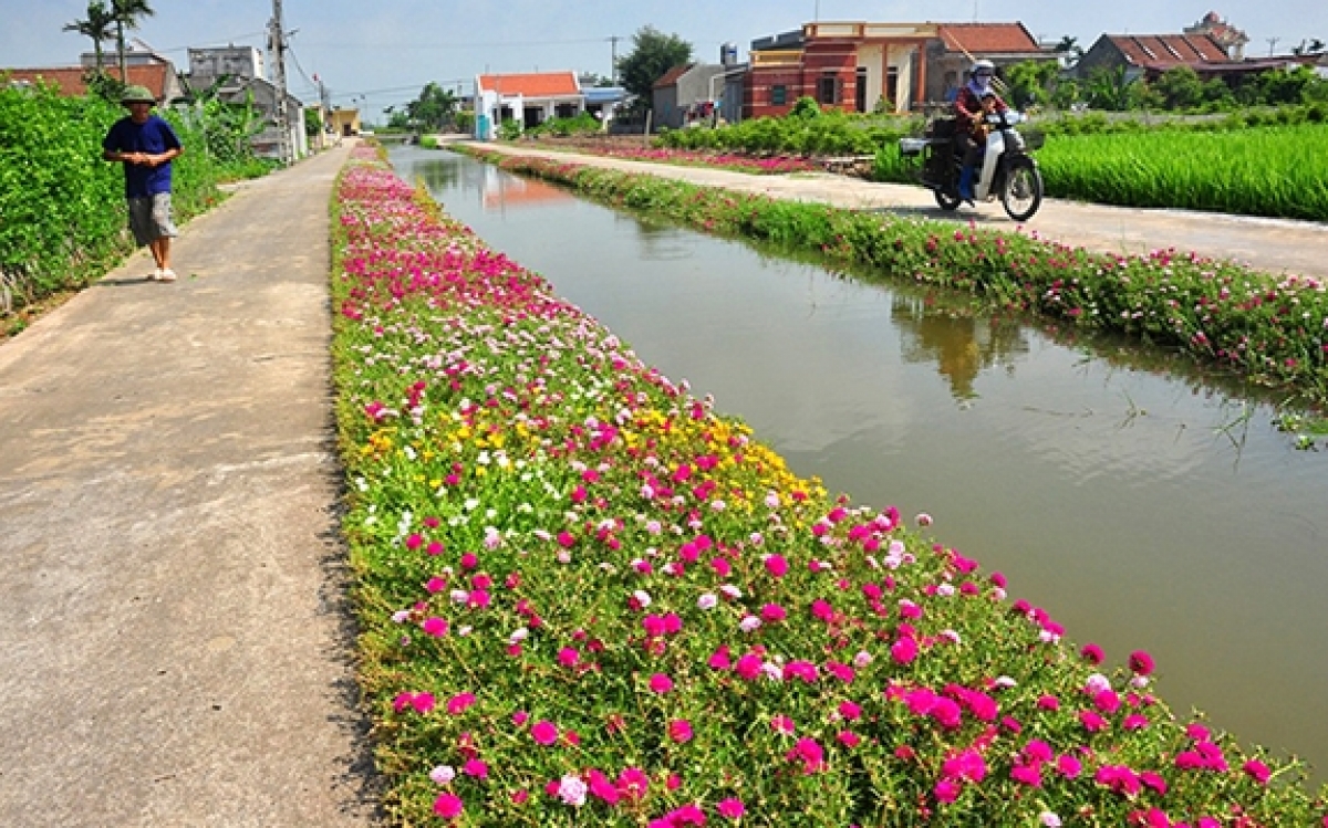 Diện mạo nông thôn ngày càng khang trang sạch đẹp ( Ảnh KT)