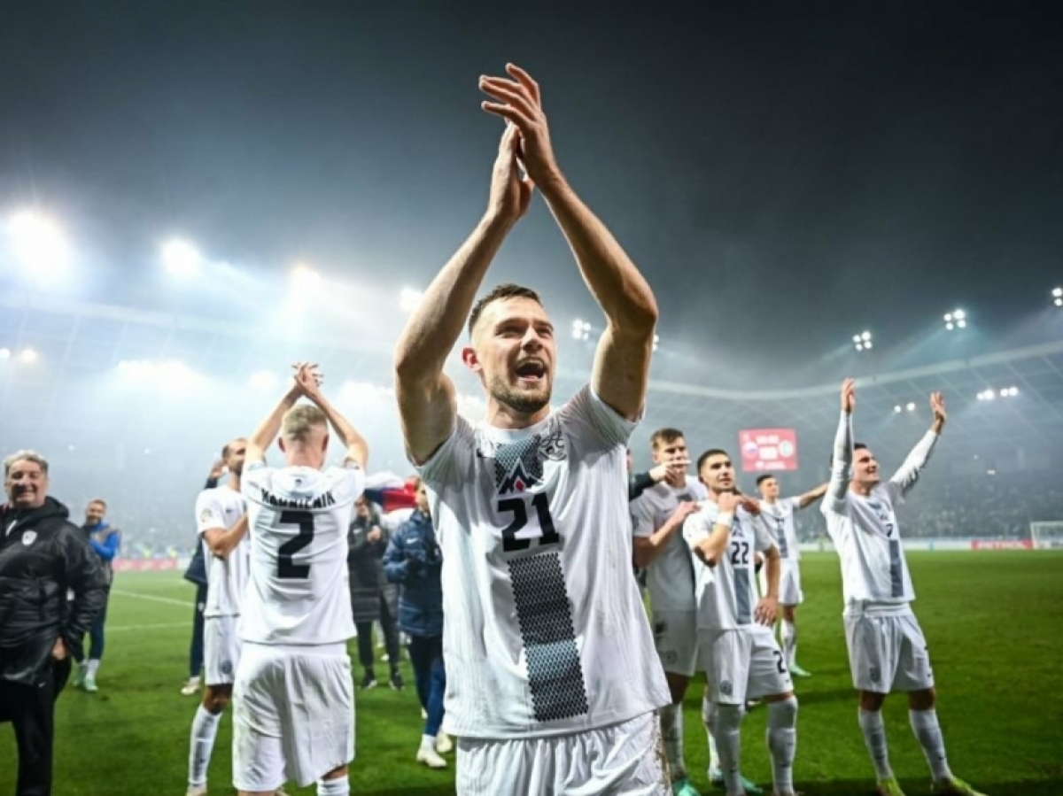 Slovenia xuất sắc giành tấm vé đến VCK Euro 2024 (Nguồn: Internet)