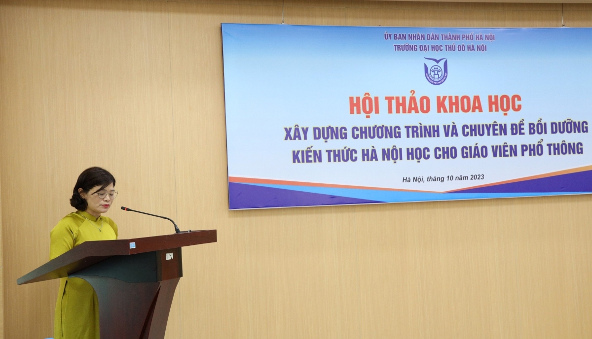 TS. Lê Thị Thu Hương, Trưởng Khoa Văn hóa-Du lịch, Đại học Thủ đô Hà Nội, Chủ nhiệm đề án