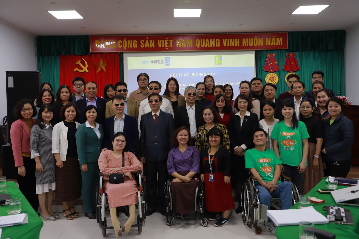 Hội thảo thu hút sự quan tâm của các nhà quản lý, đại diện các tổ chức và cá nhân là người khuyết tật