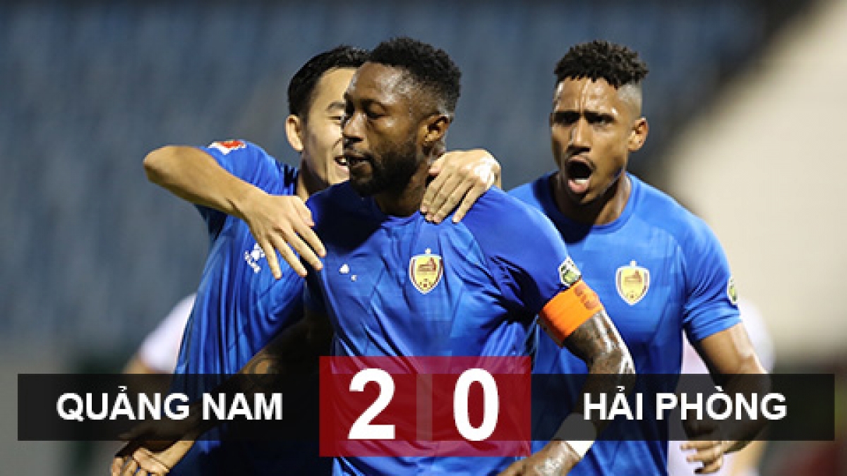 Quảng Nam đánh bại đối thủ khó chơi là Hải Phòng 2-0 trên sân hòa Xuân chiều ngày 23-12