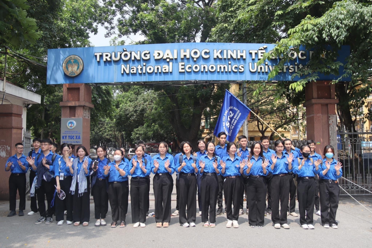 Sinh viên Trường Đại học Kinh tế Quốc dân