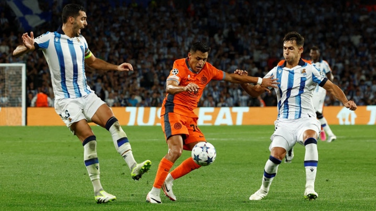 Inter Milan và Real Sociedad cạnh tranh cho suất nhất bảng