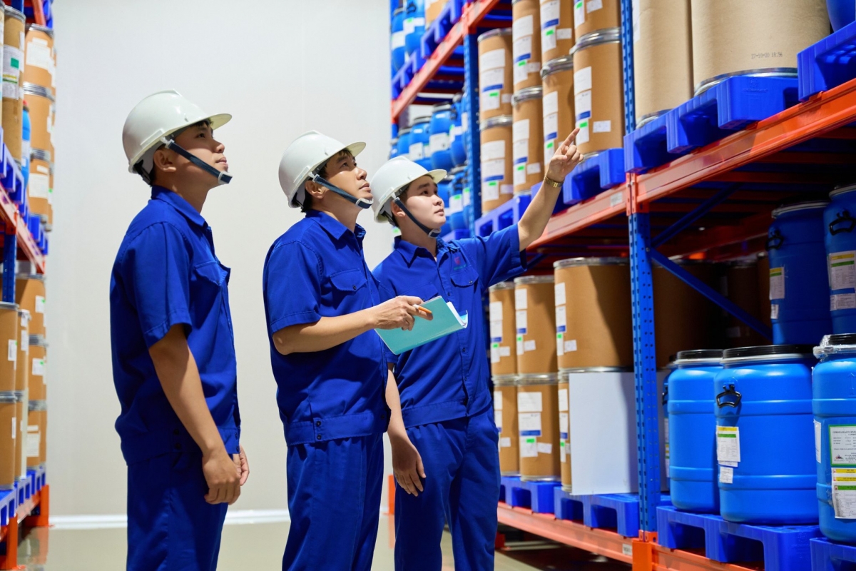 Hệ thống kho bãi Nhà máy STADA Việt Nam đáp ứng tiêu chuẩn EU-GMP