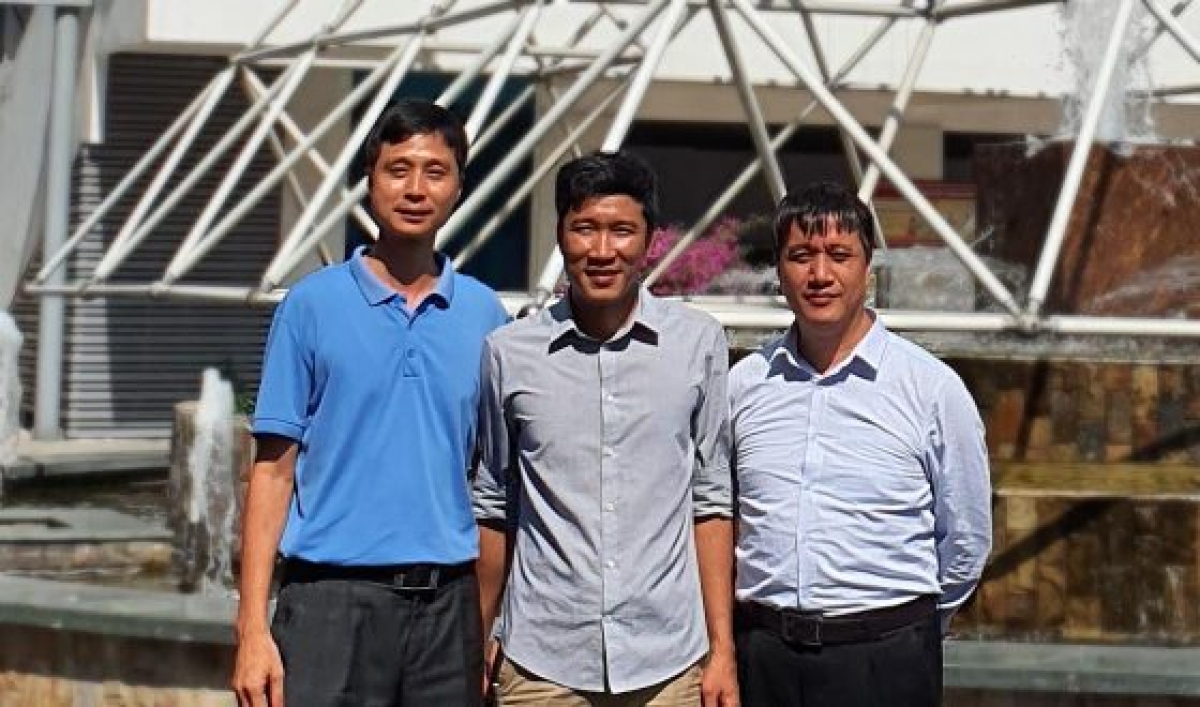 Hình ảnh 3 nhà khoa học thuộc TOP 20 quốc gia về Ngôi sao sáng chế dành cho chủ đơn có nhiều đơn đăng ký sáng chế, giải pháp hữu ích