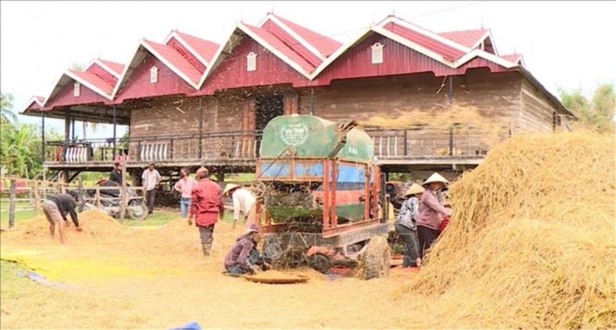 Nhiều gia đình người dân tộc thiểu số tại huyện Krông Pa (Gia Lai) đã có đời sống khá giả nhờ nguồn vốn từ các chương trình mục tiêu Quốc gia - ảnh KT