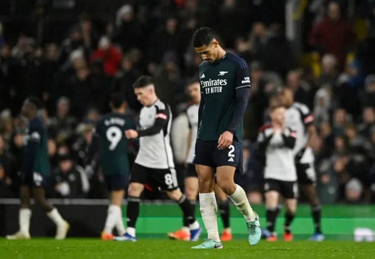 Fulham 2-1 Arsenal (Ảnh:Reuters)