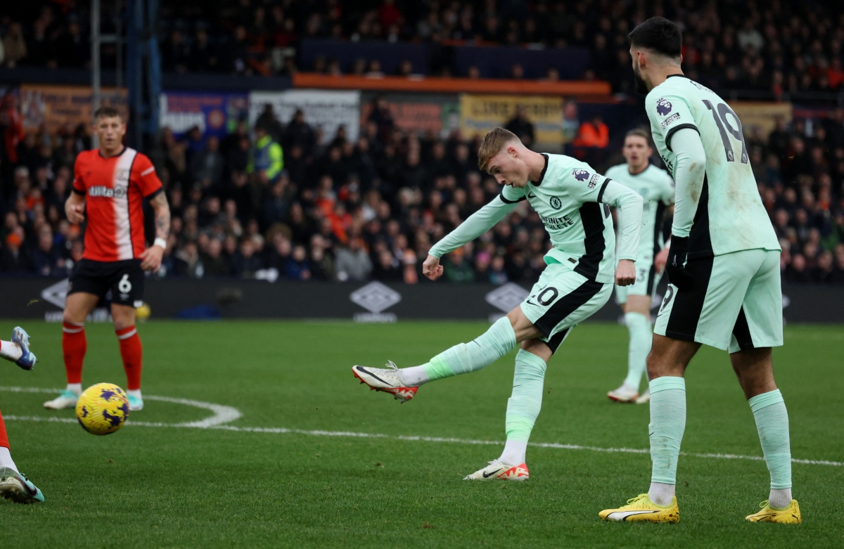 Luton 2-3 Chelsea (Ảnh:Reuters)