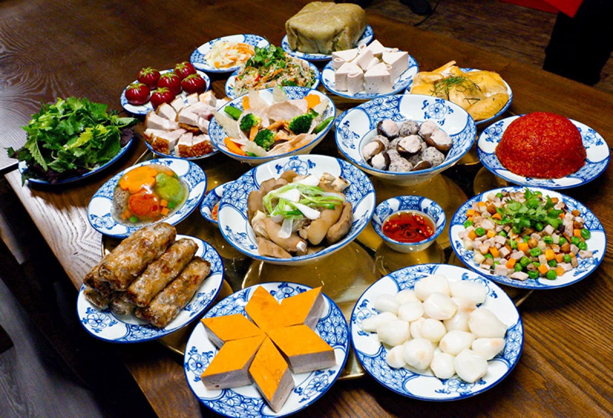 Mâm cỗ Tết truyền thống của người Hà Nội