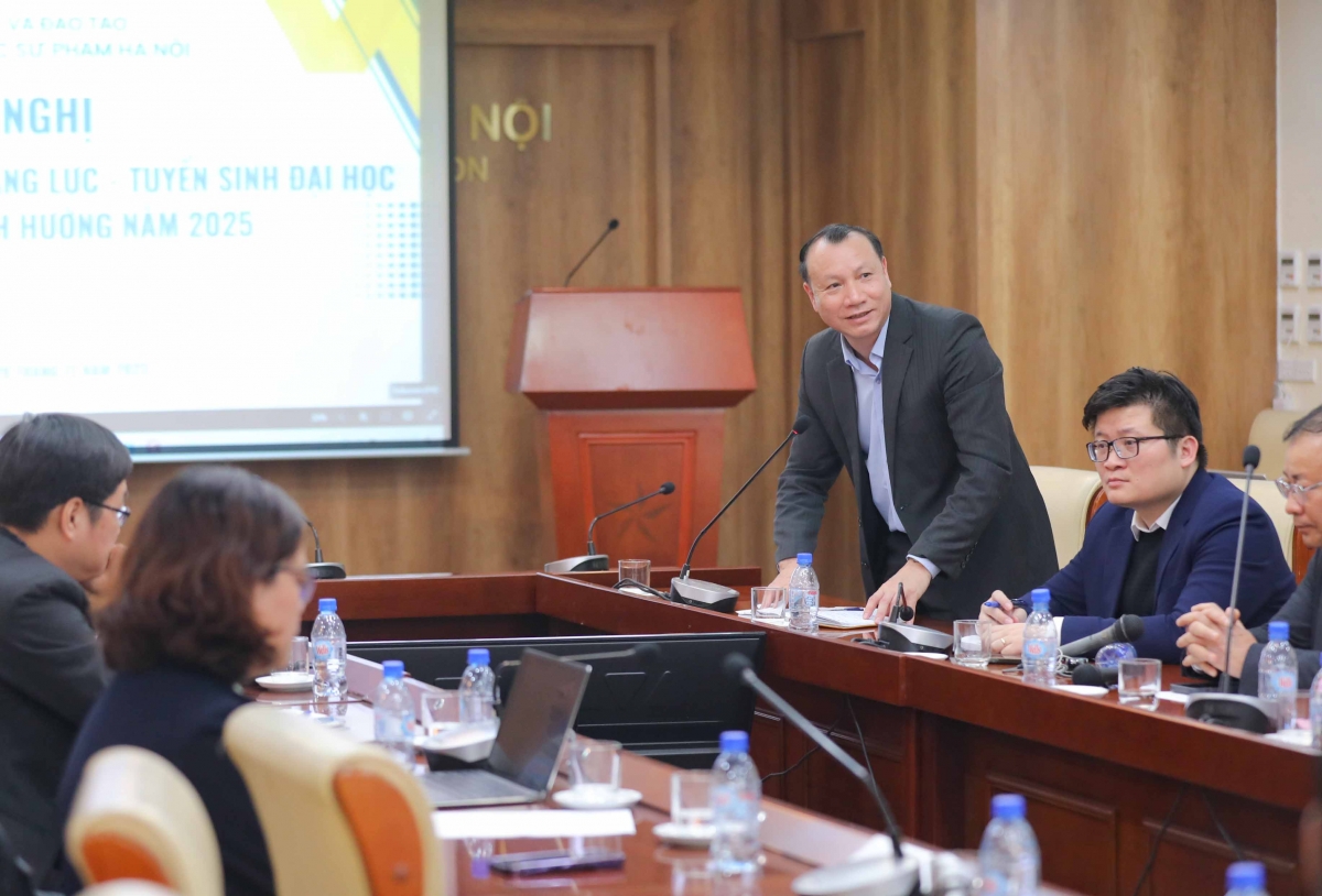 PGS.TS Nguyễn Đức Sơn, Phó hiệu trưởng Trường Đại học Sư phạm Hà Nội chia sẻ những vấn đề liên quan đến kỳ thi đánh giá năng lực do trường đại học Sư phạm Hà Nội tổ chức.