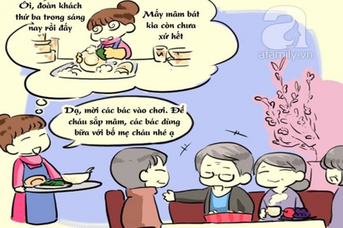 Ngày Tết với bao việc không tên khiến chị em ám ảnh