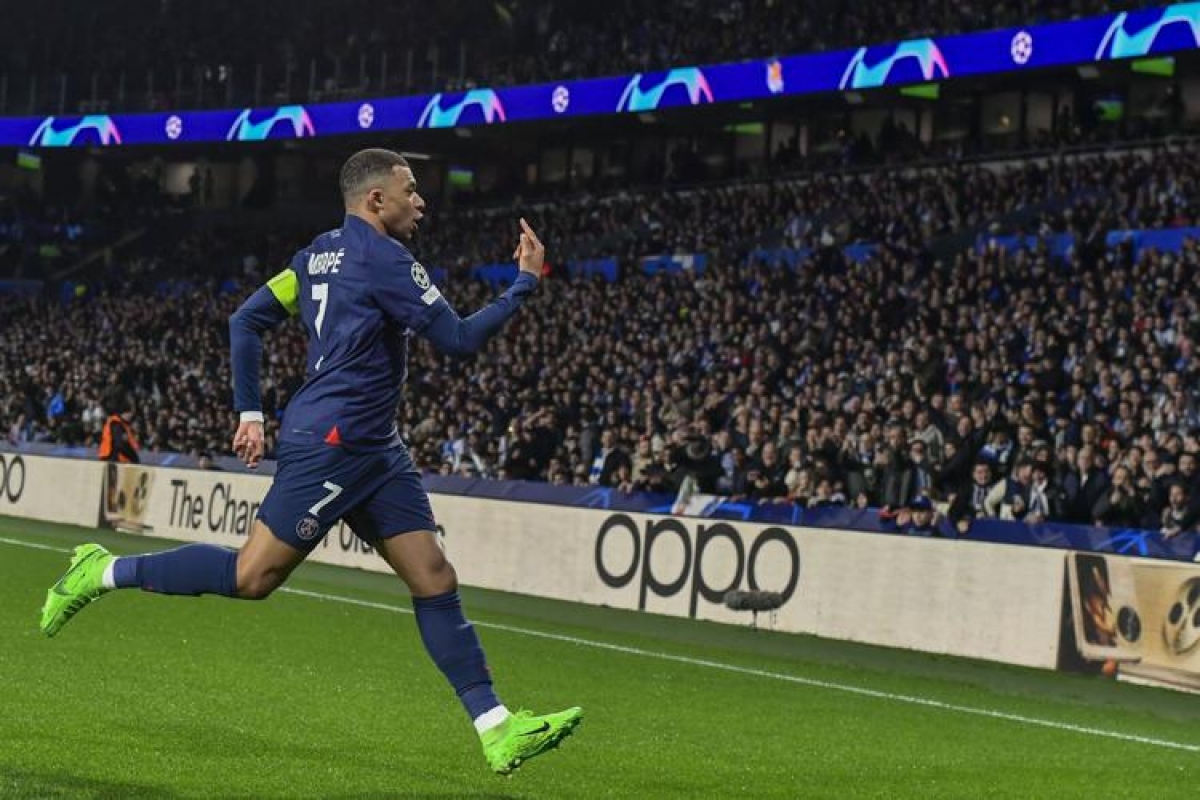 Kylian Mbappe tiếp tục tỏa sáng vào phút 56