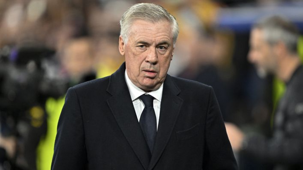 HLV Carlo Ancelotti không hài lòng với sự thể hiện của các cầu thủ Real