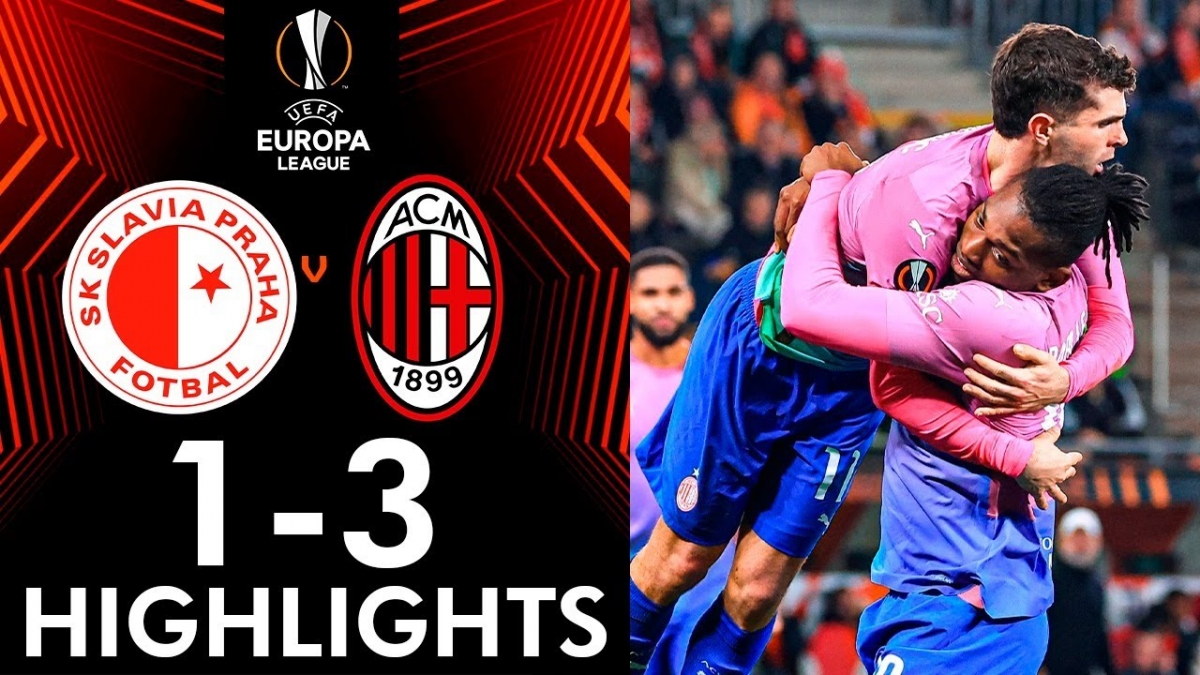 AC Milan đè bẹp Slavia Prague
