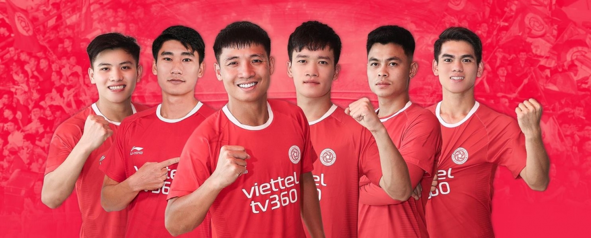 Tám cầu thủ được triệu tập của CLB Thể Công - Viettel