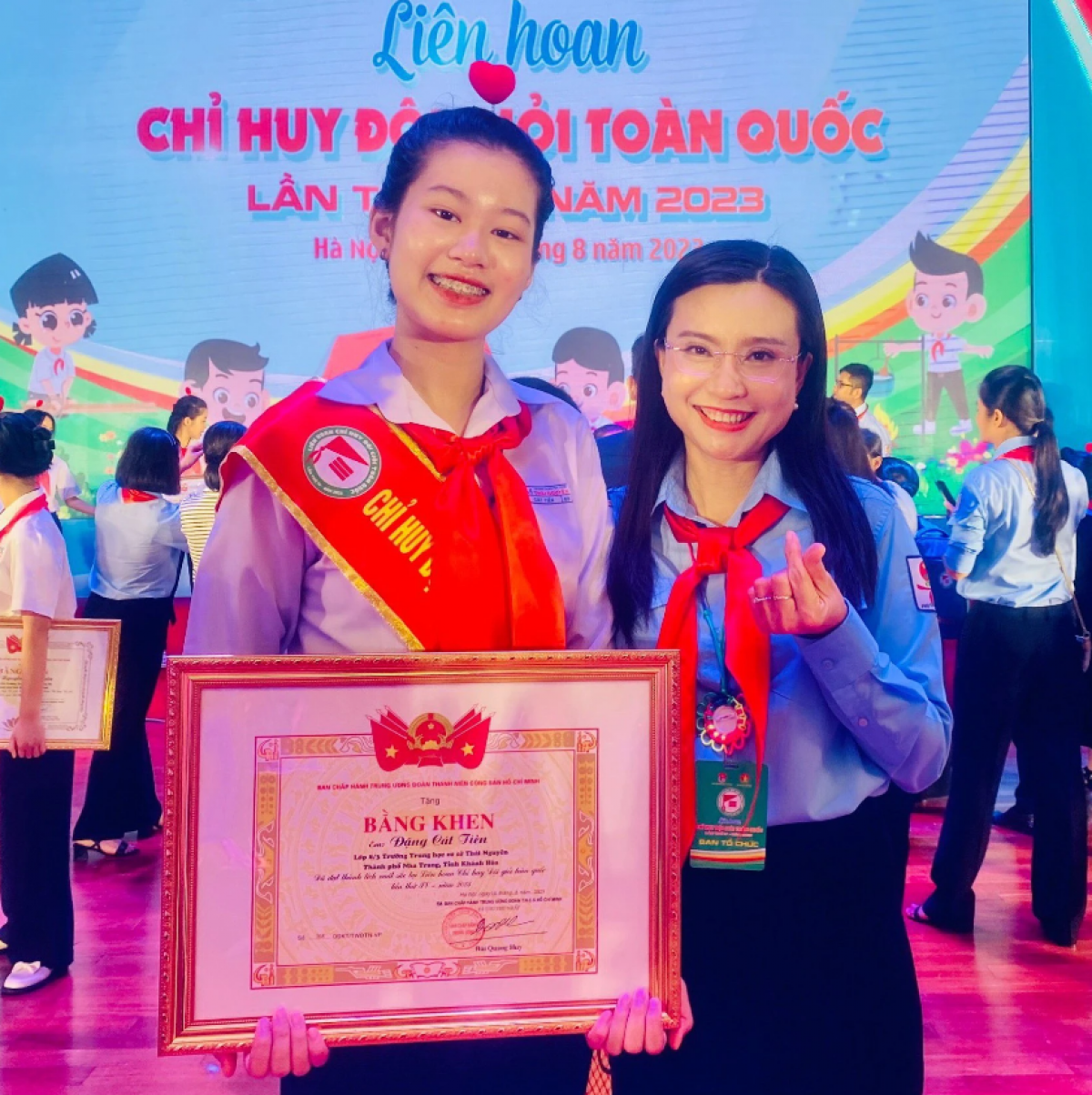 Đặng Cát Tiên sở hữu bảng thành tích học tập, rèn luyện ấn tượng