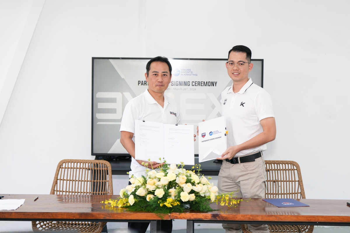 Ký kết hợp tác giữa VBA và công ty Xross Sports Marketing