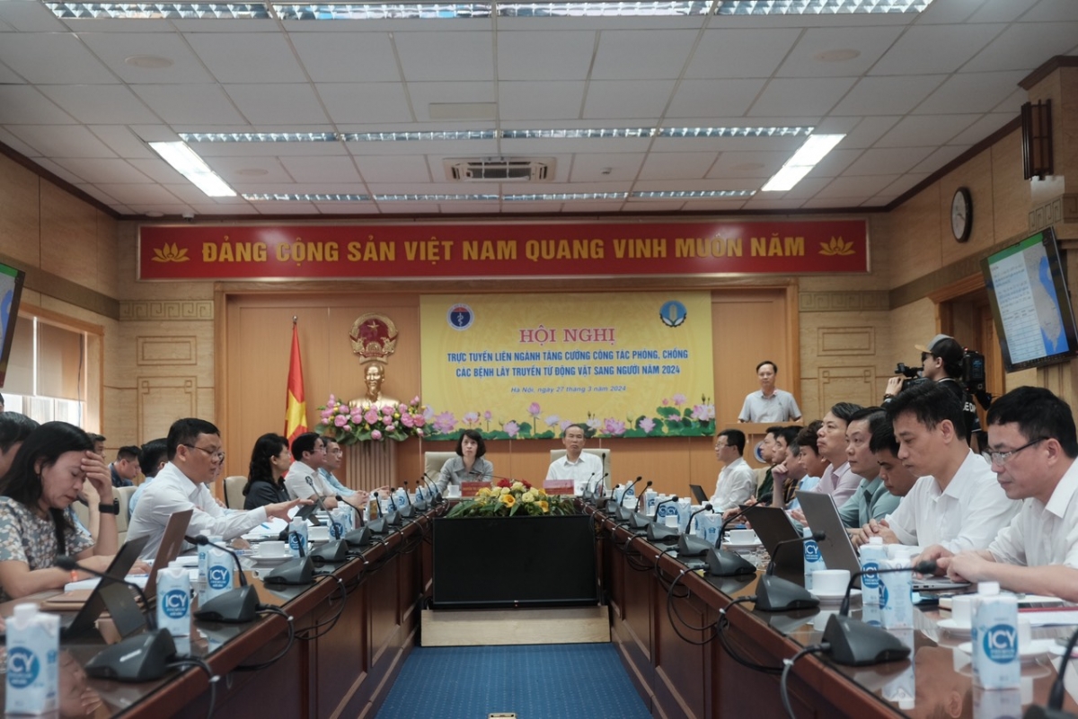 Toàn cảnh hội nghị trực tuyến