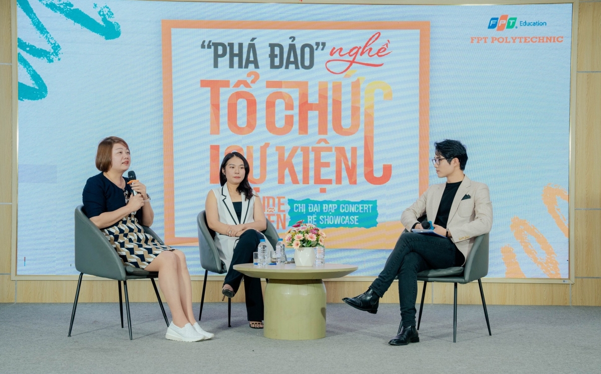 Bà Trần Thị Hải Yến, Chủ nhiệm bộ môn Kinh tế, Trường Cao đẳng FPT Polytechnic chia sẻ về nhu cầu nhân lực ngành Tổ chức sự kiện