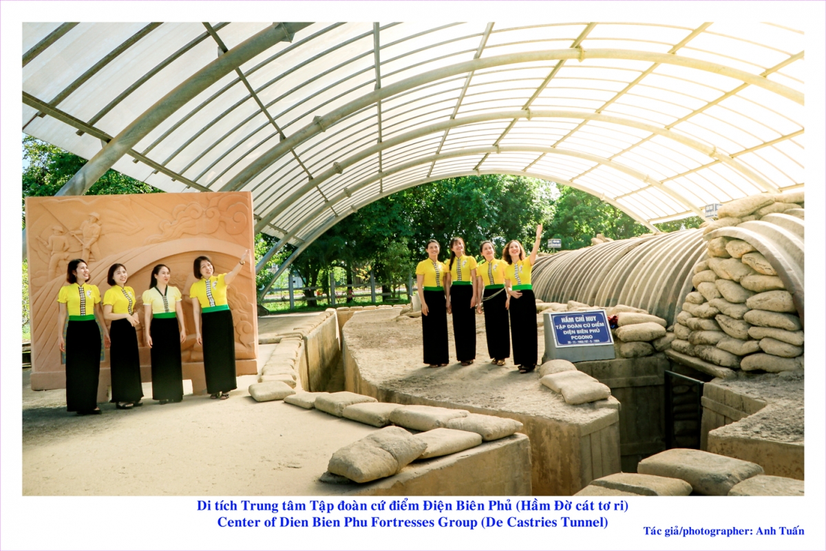 Di tích Trung tâm Tập đoàn cứ điểm Điện Biên Phủ. Ảnh: Trung tâm TTXTDL Điện Biên