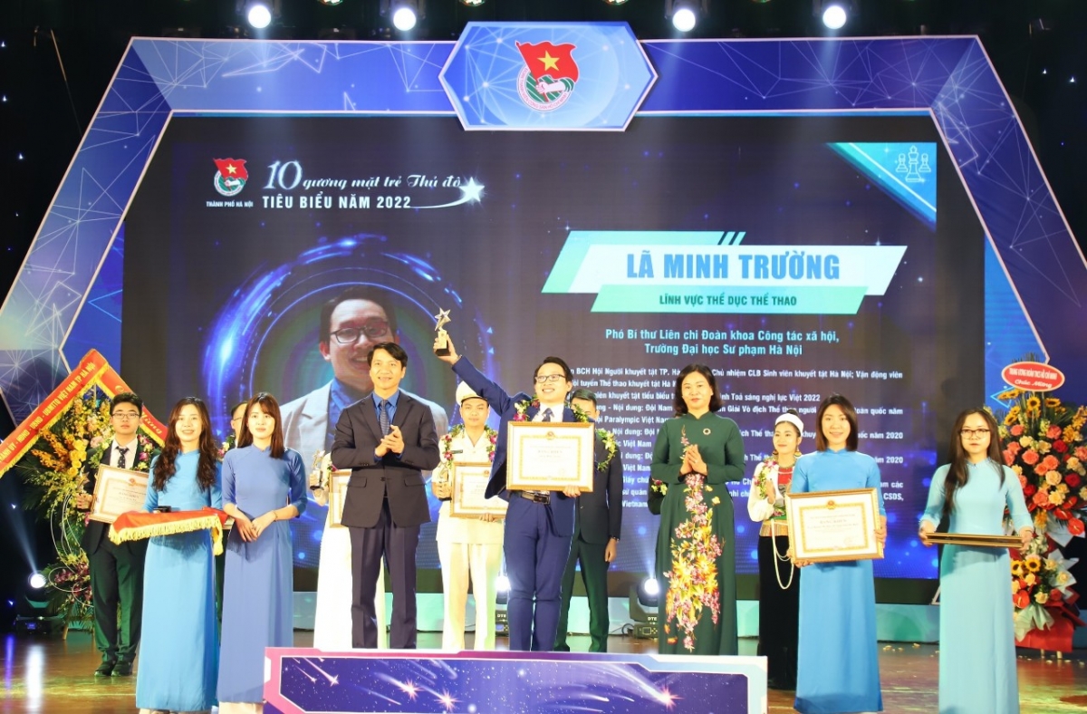 Lã Minh Trường là gương mặt trẻ Thủ đô tiêu biểu năm 2022