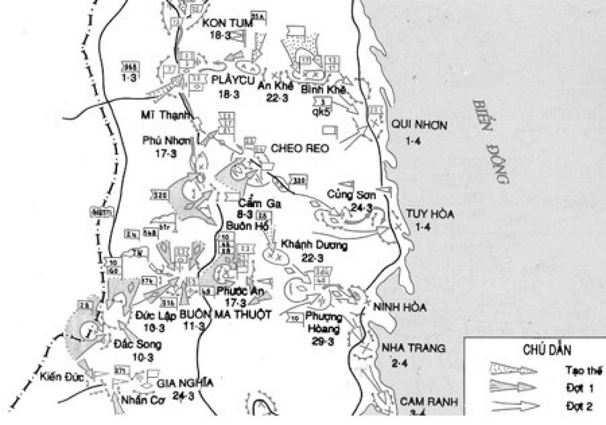 Nghệ thuật nghi binh trong chiến dịch Tây Nguyên. Ảnh: Internet