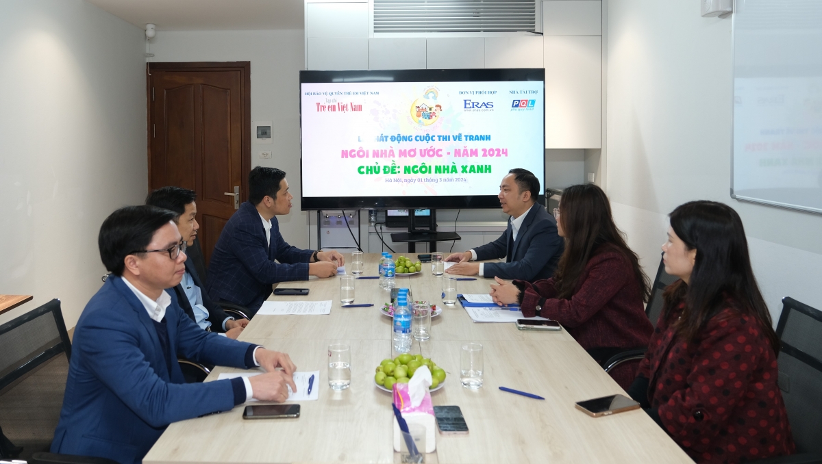 Ban tổ chức họp, phát động cuộc thi vẽ tranh “Ngôi nhà mơ ước” năm 2024