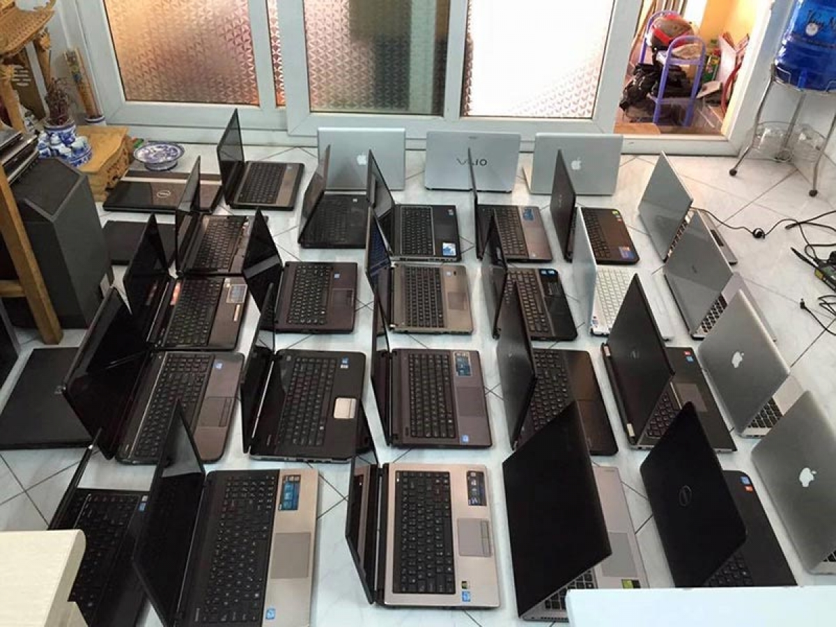 Nhiều người “săn” laptop từ các chợ đồ cũ mà không tìm hiểu kỹ nguồn gốc xuất xứ của thiết bị, linh kiện