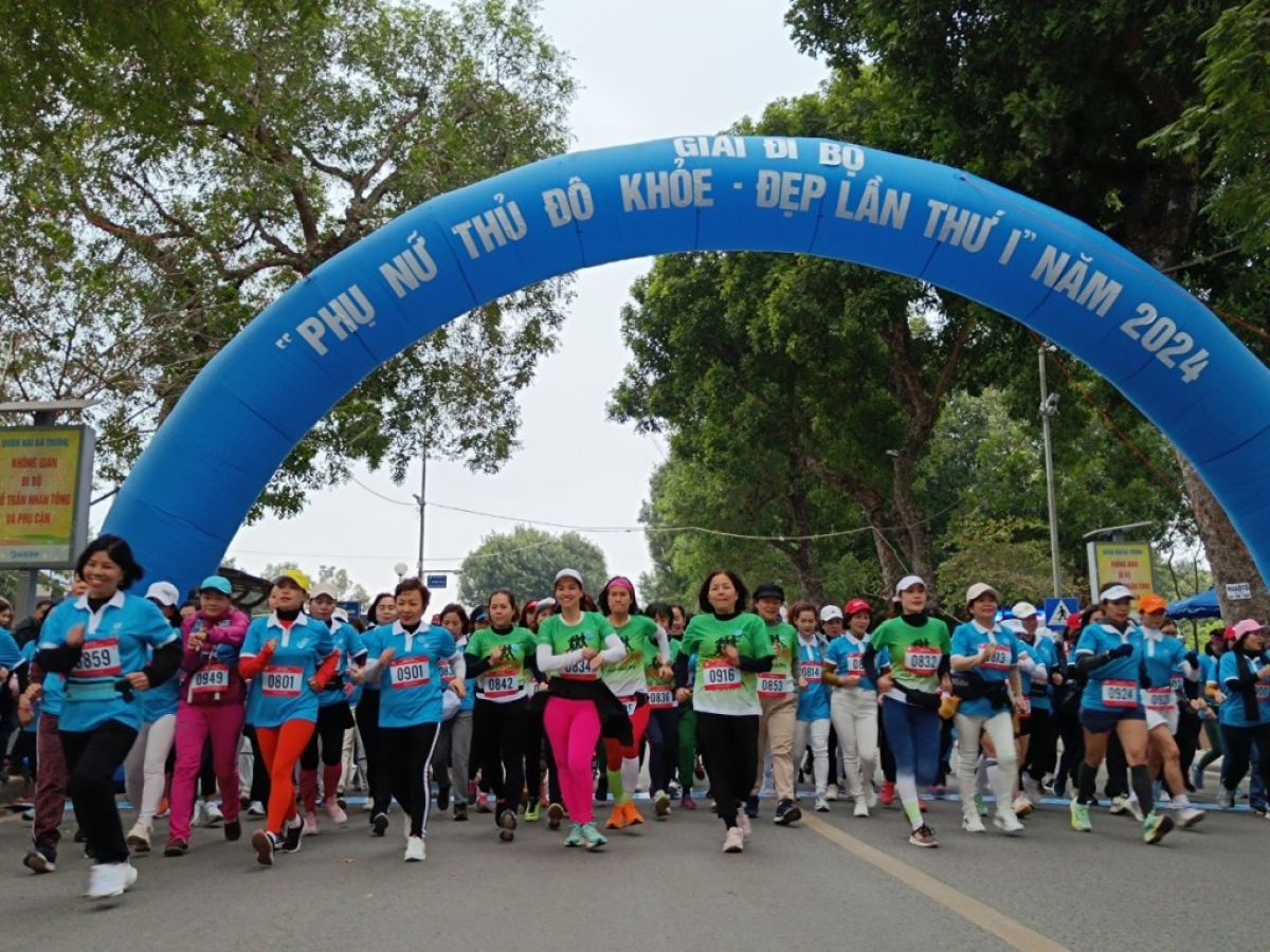 Các vận động viên hào hứng tranh tài